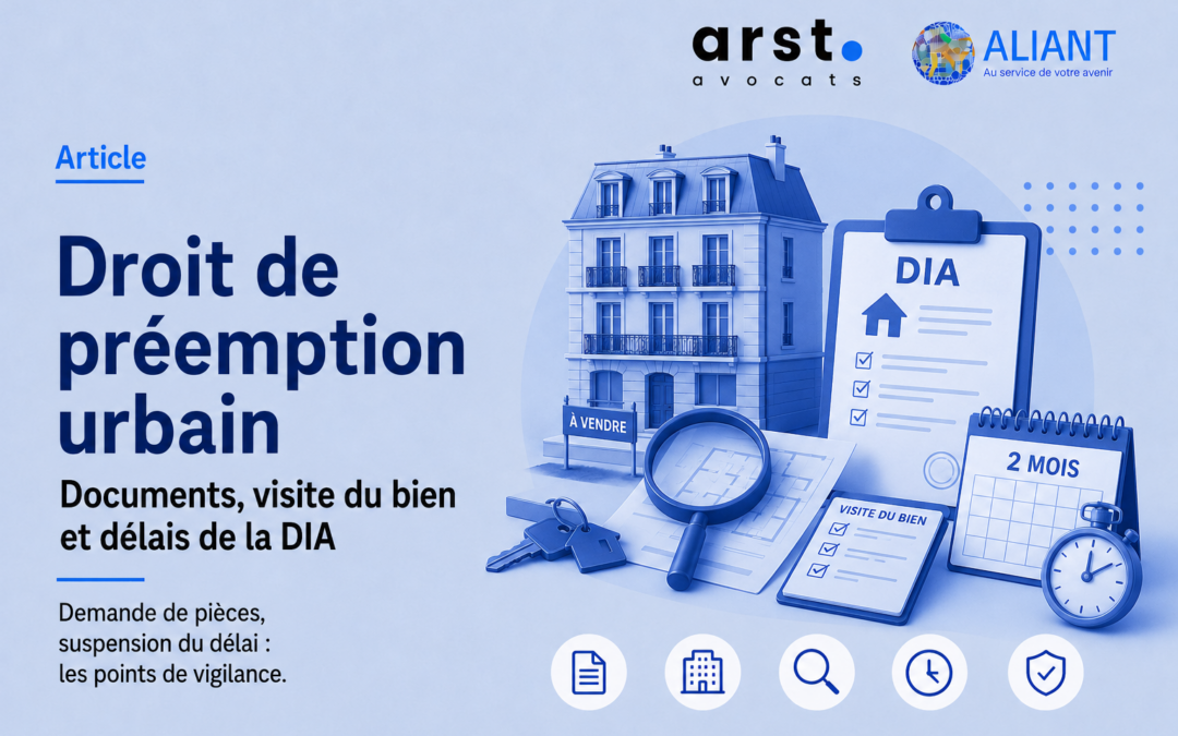 Urban pre-emption rights, documents, property visit and DIA deadline