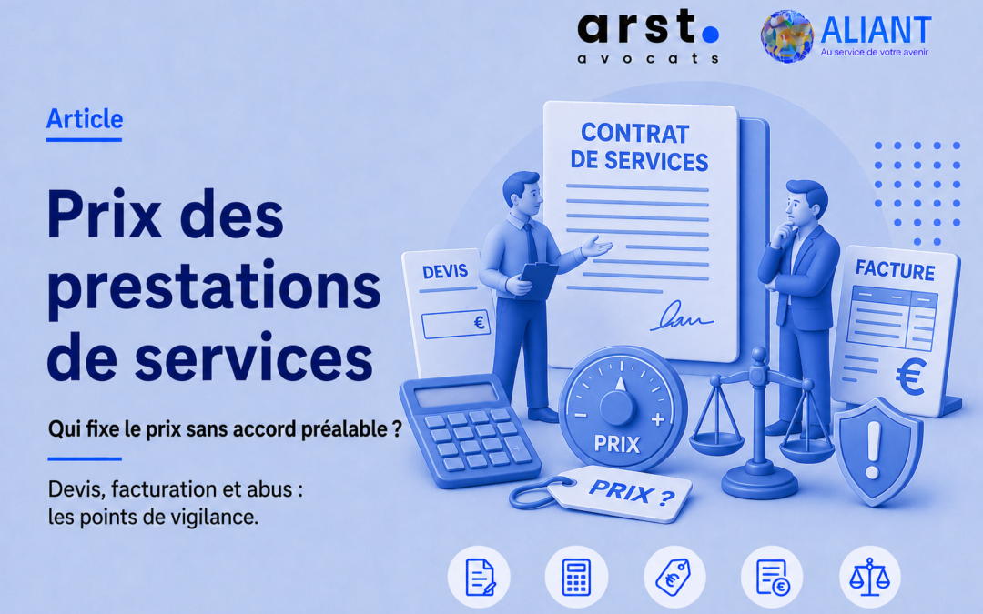 Prix des prestations de services fixé sans accord préalable