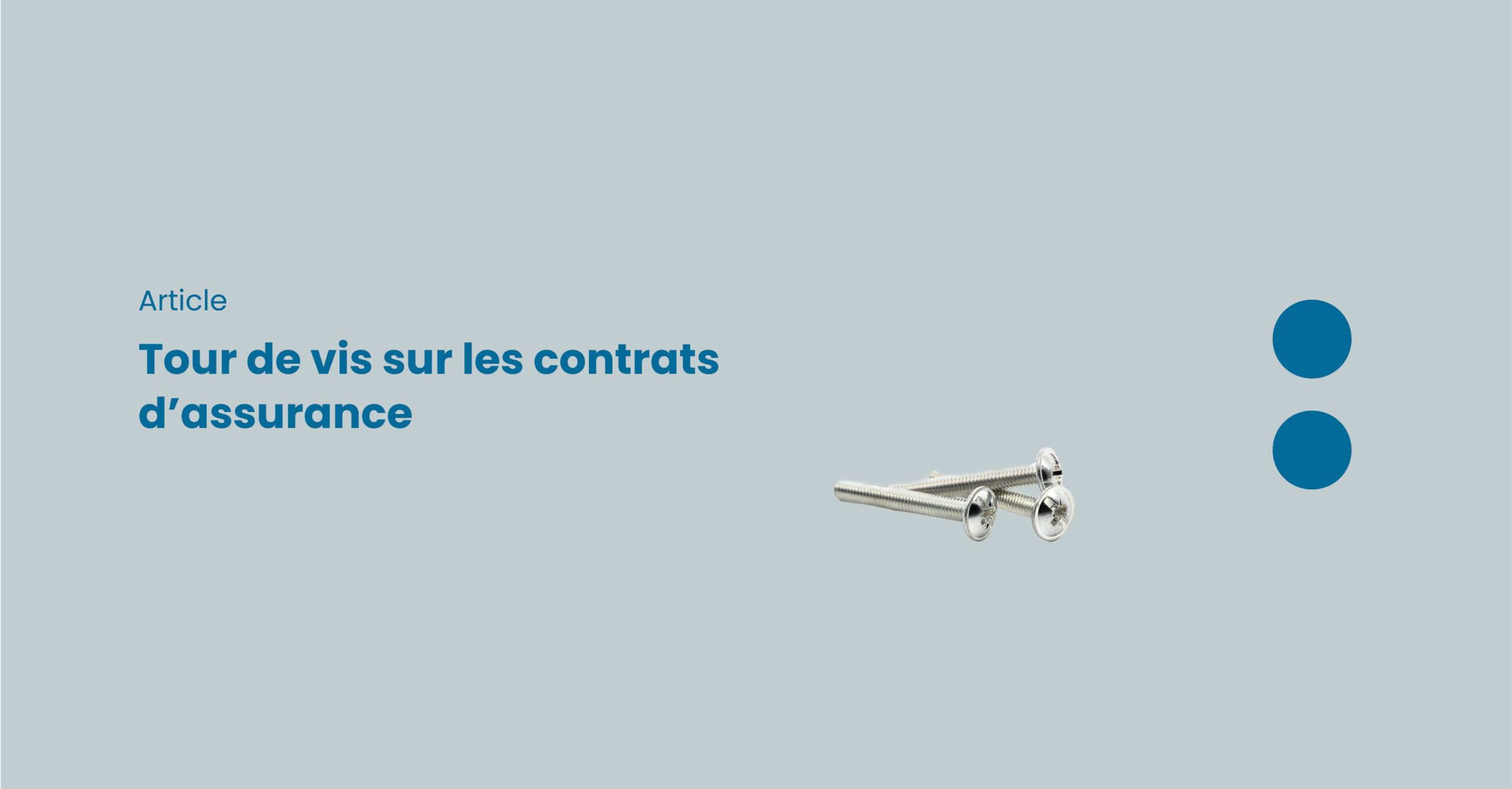 contrats d'assurance