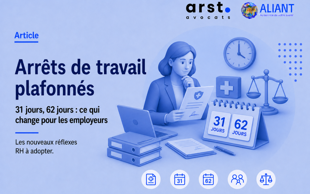 Durée des arrêts de travail : plafonds de 31 et 62 jours en 2026